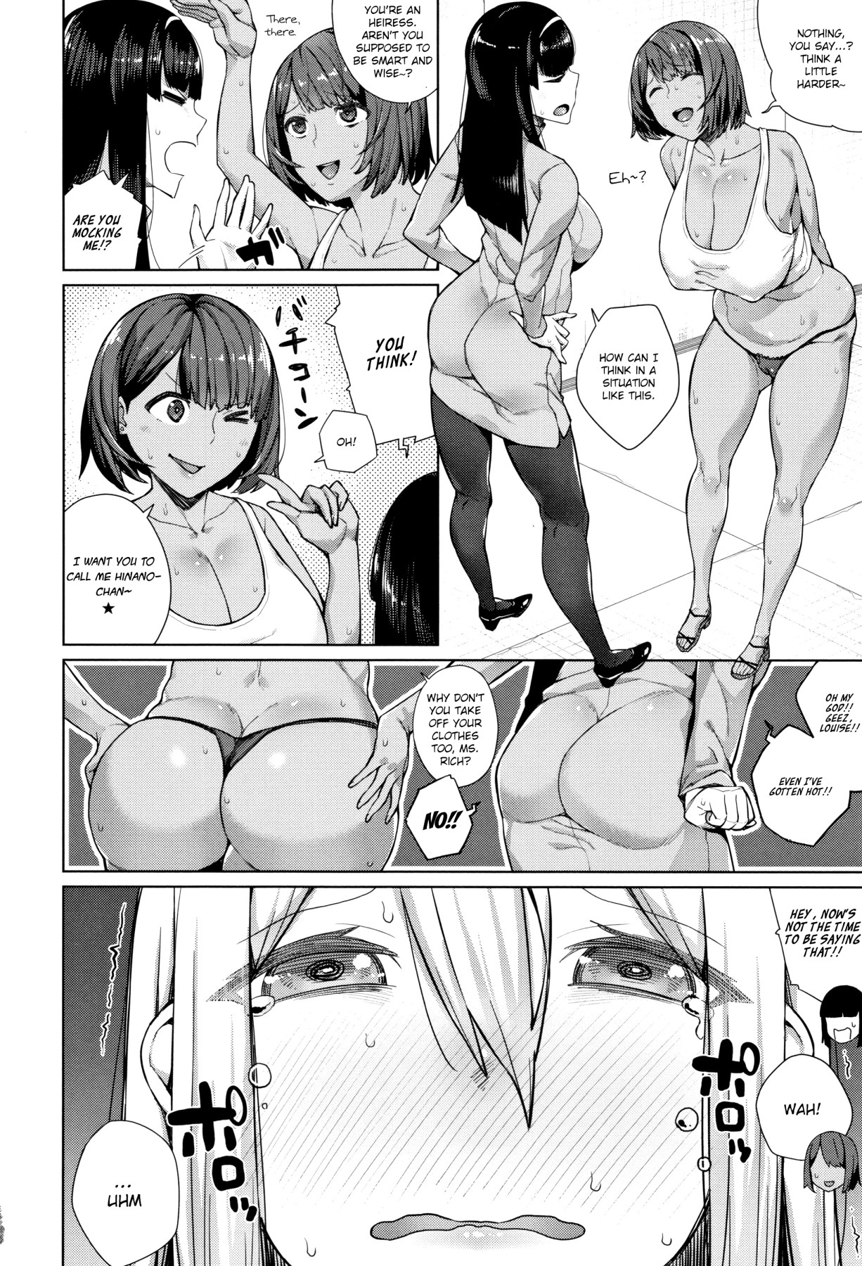 Hentai Manga Comic-Juggy Girls Who Give in With a Little Push-Read-35